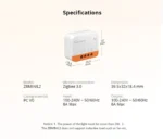 SONOFF ZBMINIL2 Zigbee MiniL2 Extreme "No Neutral" - Image 2