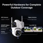 SONOFF CAM-C44HE Outdoor Dual Lens Zigbee Security Camera Hub - Image 4