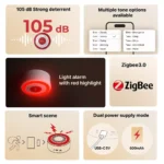 SONOFF SNZB-09P Zigbee Indoor Siren - Image 2